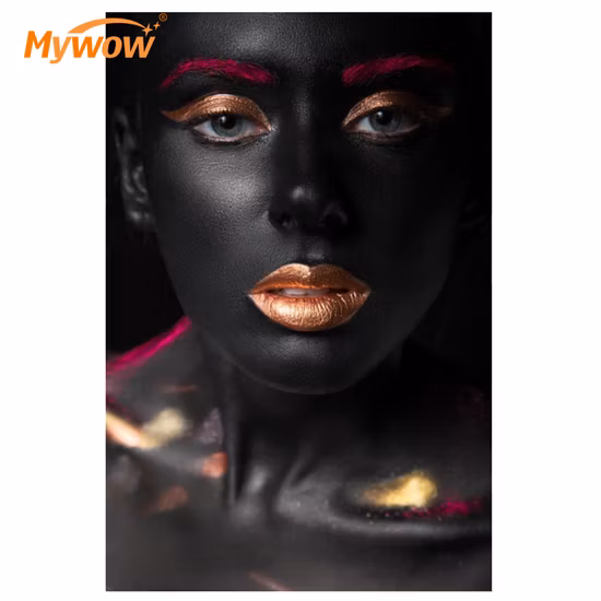 Hängende Malerei Metall Diamant Porträt Ölgemälde Wandkunst Luxus 3D Malerei Wandkunst